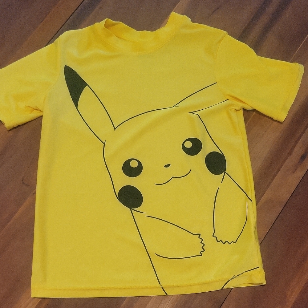 Yellow Pikachu Kids T-Shirt